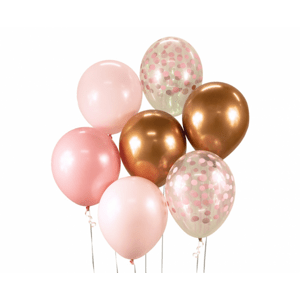 Sada balónků růžové 7ks - Godan