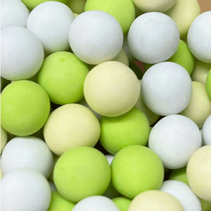 Čokoládové kuličky 70g zeleno bílé - Scrumptious