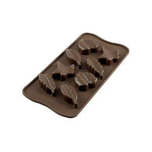 Silikonová forma na čokoládu listy - Silikomart