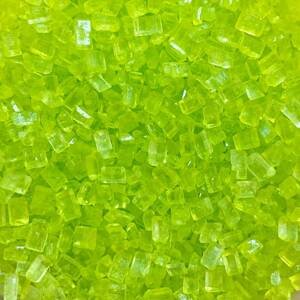 Cukrové krystalky 80g lime - Scrumptious