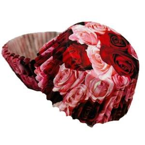 Košičky na muffiny růže (50 ks) - Alvarak