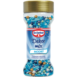Dr. Oetker dekor mix modrý 50g - Dr. Oetker