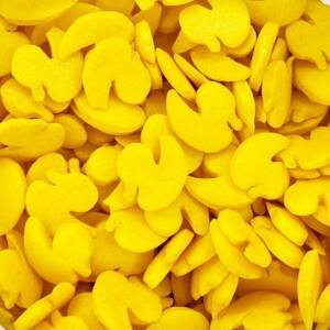 Cukrové zdobení žlutý kachny, 60g - Scrumptious