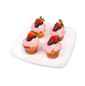 Cupcakes s jahodami Mini (XS)