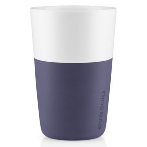 Hrnek na latte porcelánový  360ml 2ks fialovo-modrý eva solo