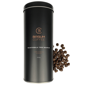 Basium coffee guatemala tres maria dárková dóza zrnková 250g čerstvě pražená