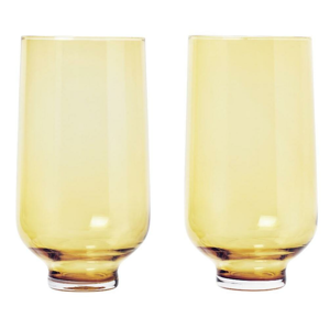 Set 2 ks sklenice, flow, 400 ml, zlaté BLOMUS