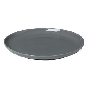servírovací talíř porcelánový tmavě šedý RO BLOMUS