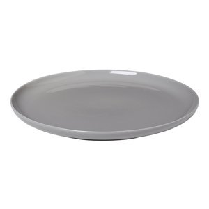 mělký talíř porcelánový šedý RO BLOMUS