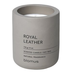 Vonná svíčka ze sojového vosku Royal Leather malá FRAGA BLOMUS