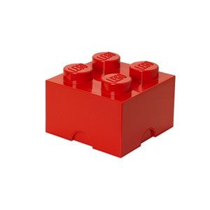 LEGO úložný box 4 - červená