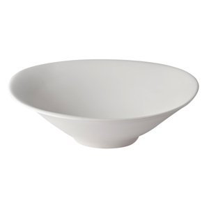 Made in Japan Hluboký talíř nepravidelný tvar bílý MODERN 24 x 23 x 6cm