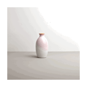 Made in Japan Láhev na saké Sake Jug 300 ml bílo-růžová