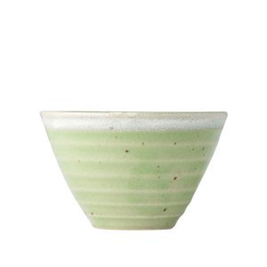 Made in Japan Malá miska 9 cm 150 ml zelená s bílým okrajem
