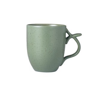 Made in Japan Hrnek s netradičním uchem Tea Cup zelený 500 ml