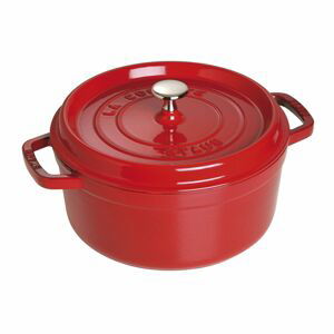 STAUB Cocotte hrnec kulatý 26 cm/5,2l višeň