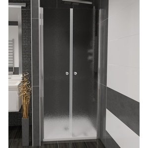 WellMall BETA 110 Grape Sprchové dveře do niky dvoukřídlé