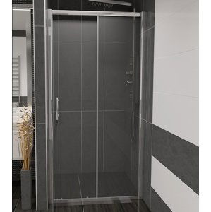WellMall NICOL 130 čiré sprchové dveře do niky