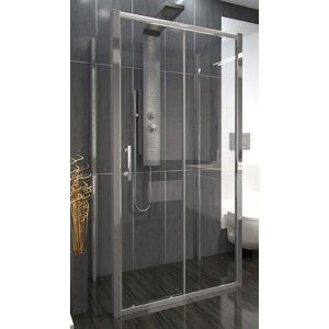 NICOL COMBI II 90x130x90 Clear Well Sprchový kout nástěnný