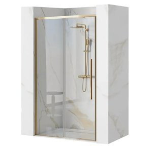 Bliss LAROS GOLD 100 Sprchové dveře se zlatými profily