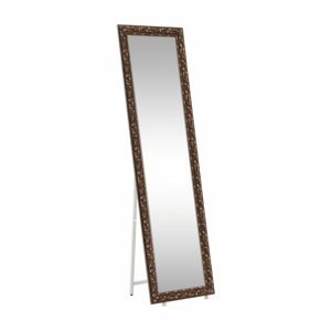 Designové stojanové zrcadlo Pantos, hnědé
