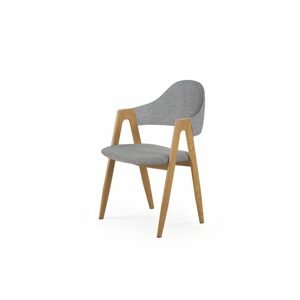 Halmar Halmar Designová jídelní židle K344 s šedým čalouněním
