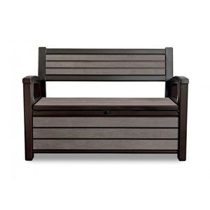 Zahradní lavice Keter Hudson Storage 227l - Brown