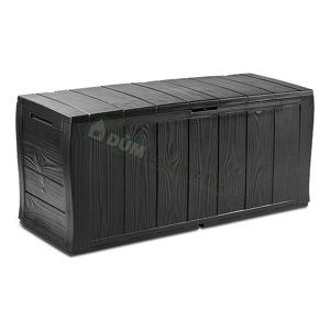 Keter Sherwood graphite - zahradní úložný box 270 L