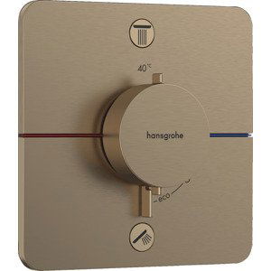 Vanová baterie Hansgrohe ShowerSelect Comfort Q bez podomítkového tělesa kartáčovaný bronz 15586140