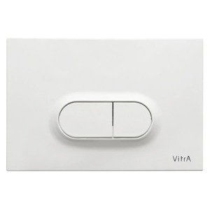 Ovládací tlačítko VitrA Loop O plast bílé lesklé 740-0500