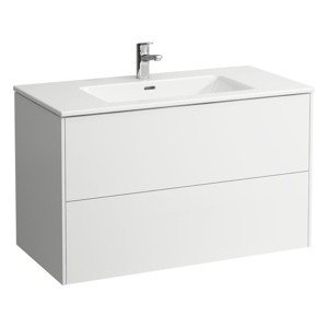 Koupelnová skříňka s umyvadlem Laufen Base 100x61x50 cm bílá mat H8649622601041