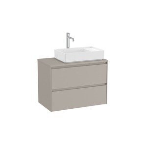 Koupelnová skříňka pod umyvadlo Roca Ona 79,4x58,3x45,7 cm písková mat ONADESK802ZPMP