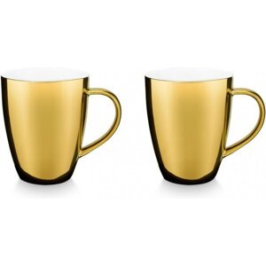vtwonen Sada hrnků ve zlaté barvě, 2 kusy, 250 ml