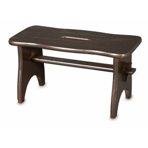 Dřevěná stolička - hnědá