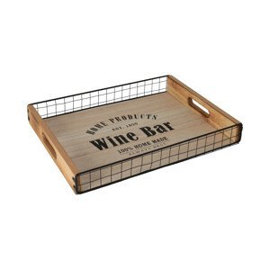 Dřevěný servírovací tác Wine Bar - velký