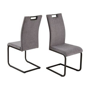 Reality Houpací židle Malaga, 2 kusy (Žádný údaj#household/office chair, šedá)