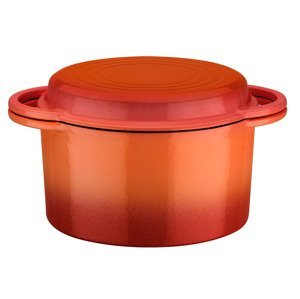 GSW Litinový hrnec / Forma na pečení / Rendl (, oranžová, litinová forma / pekáč)