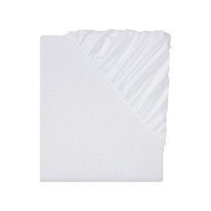 LIVARNO home Napínací prostěradlo, 90–100 x 200 cm (bílá)