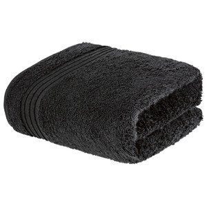 Möve by Livarno Home Luxusní ručník, 50 x 100 cm (černá)