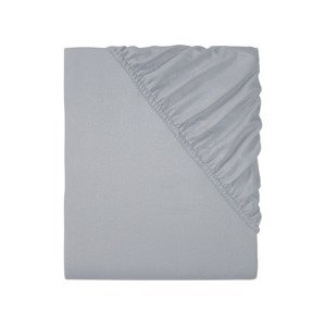 LIVARNO home Fleecové napínací prostěradlo, 90–100 x  (světle šedá)