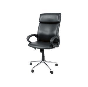 LIVARNO home Kancelářské křeslo s potahem z umělé kůž (household/office chair)
