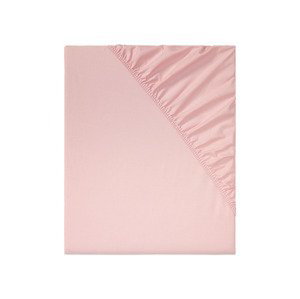 LIVARNO home Napínací prostěradlo Renforcé, 90–100 x  (světle růžová)