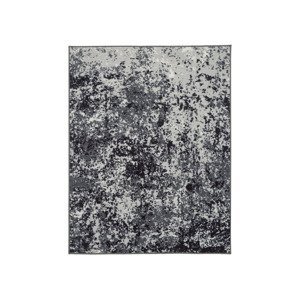 LIVARNO home Koberec s krátkým vlasem, 133 x 170 cm (světle šedá / tmavě šedá)