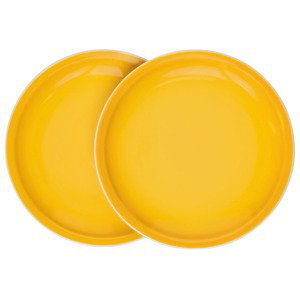 ERNESTO Sada nádobí, 2dílná  (žlutá, sada talířů)