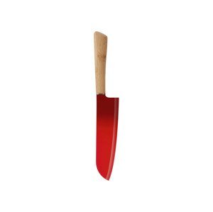 ERNESTO Nůž s bambusovou rukojetí (Santoku nůž)