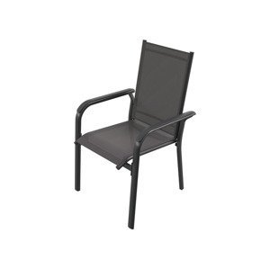LIVARNO home Hliníková stohovatelná židle Houston, če (hliník#ne#stohovatelný#zahradní židle#ano)