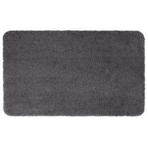 LIVARNO home Koupelnová předložka, 60 x 100 cm / Ø 80 (tmavě šedá / modrá, hranatý 60 x 100 cm)