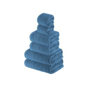 LIVARNO home Sada froté ručníků, 6dílná (světle modrá)
