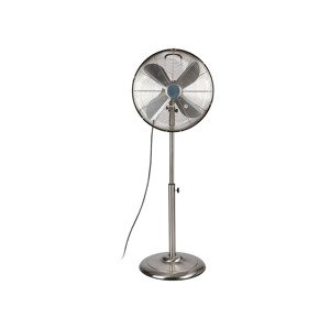 SILVERCREST® Stojanový ventilátor SSVM B2, Ø 40 cm (nikl lesklý)