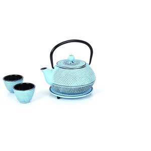 ECHTWERK Litinový čajový servis (0, 8 l, světle modrá)